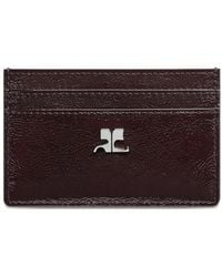 Courreges - Ac Naplack Leather Cardholder - Lyst