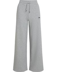 KARL LAGERFELD - Ikon Wide-Leg Track Pants - Lyst