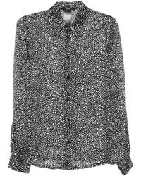 SAPIO - Speckle-Pattern Shirt - Lyst