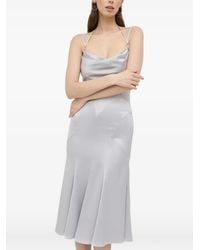 Trussardi - Robe À Col Bénitier - Lyst