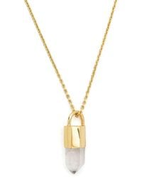 Parts Of 4 - Talisman Quartz Pendant Necklace - Lyst