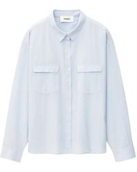 Ba&sh - Porzia Blouse Met Voorzak En Knopen - Lyst