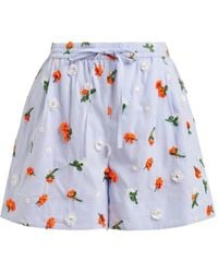 Essentiel Antwerp - Flower-Embellished Shorts - Lyst