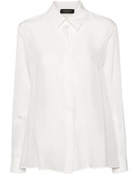 Fabiana Filippi - Long-sleeve Silk Shirt - Lyst