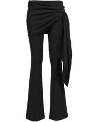 BOHEMSEO - Strap-Tied Flared Trousers - Lyst
