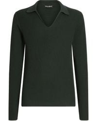Dolce & Gabbana - Cotton Knit Sweater - Lyst