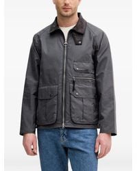 Barbour - Veste À Col En Velours Côtelé Et Poches Multiples - Lyst