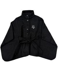 Liu Jo - Logo-Embellished Belted Cape - Lyst