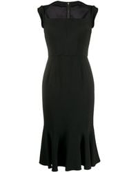 Dolce & Gabbana - Square-neck Sleeveless Minidress - Lyst