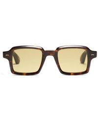 Peter & May Walk - S120 Numero Tortoiseshell-Effect Square-Frame Sunglasses - Lyst