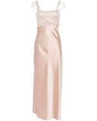 AYA MUSE - Myra Lace-Panel Maxi Dress - Lyst