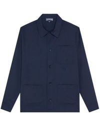Vilebrequin - Micro Carreaux Shirt Jacket - Lyst