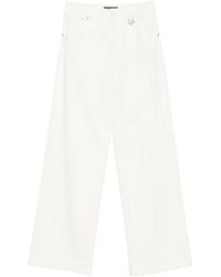 Lorena Antoniazzi - Embroidered-Detail Jeans - Lyst