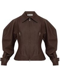 Issey Miyake - Jacke mit voluminösen Ärmeln - Lyst