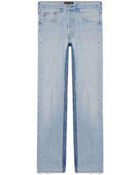 Balenciaga - Klassische Straight-Leg-Jeans - Lyst