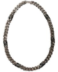Vetements - Collier En Chaîne Épaisse À Logo - Lyst