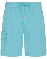 Vilebrequin - Baie Linen Cargo Pants - Lyst