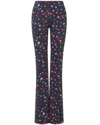 Love Moschino - Printed Technical Jersey Pants - Lyst