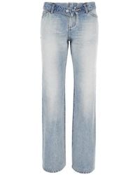 McQueen - Deconstructed Waist Jeans - Lyst