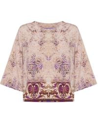 Pierre Louis Mascia - Adanastr Paisley-Print T-Shirt - Lyst