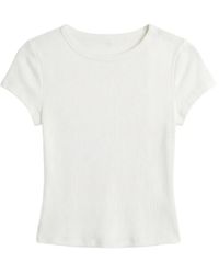 Reformation - Talia Ribbed T-Shirt - Lyst