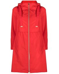 Herno - Techno Taffeta Drawstring-Hood Parka - Lyst