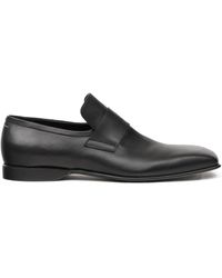 MM6 by Maison Margiela - Leather Loafers - Lyst