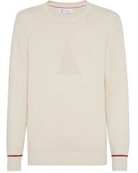 Brunello Cucinelli - Cotton Jumper - Lyst