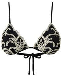 Twinset - Top Bikini Con Ricamo - Lyst