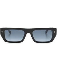 DSquared² - Icon Rectangular-Frame Sunglasses - Lyst
