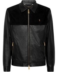 Billionaire - Leather Bomber Jacket - Lyst