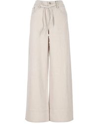 Levi's - Tie-Waist Wide-Leg Jeans - Lyst