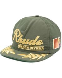 Rhude - Embroidered Baseball Cap - Lyst