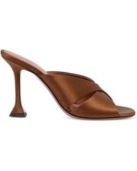 AMINA MUADDI - Salma Satin Sandals - Lyst