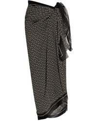 Balmain - Pareo Con Motivo - Lyst