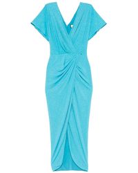 Nissa - Gathered-Detailing Dress - Lyst