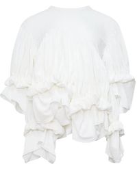 Comme des Garçons - Ruffled Layered Top - Lyst