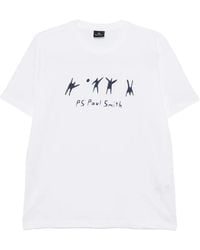 Paul Smith - Graphic-Print T-Shirt - Lyst