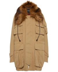 DSquared² - ファーカラー パーカーコート - Lyst