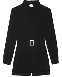 Saint Laurent - サンローラン オープンバック ロンパース - Lyst