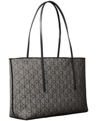 Calvin Klein - Monogram-Print Tote Bag - Lyst