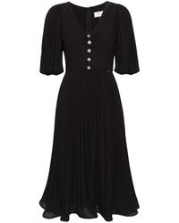 Nissa - Rhinestone-embellished Pleated Dress - Lyst