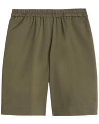 Aspesi - Shorts Met Elastische Tailleband - Lyst