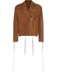Salvatore Santoro - Leather Biker Jacket - Lyst