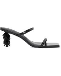 Cult Gaia - Riley Beaded Heeled Sandals - Lyst