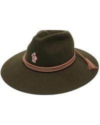 Moncler - Logo-Patch Braided-Trim Hat - Lyst