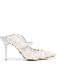 Malone Souliers - Maureen 85mm Lace Mules - Lyst