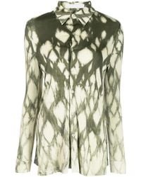 Dion Lee - Shibori Miter Placket Shirt - Lyst