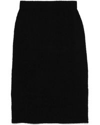 Vince - Smocked Midi Skirt - Lyst