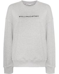 Stella McCartney - Sweat en coton à logo imprimé - Lyst